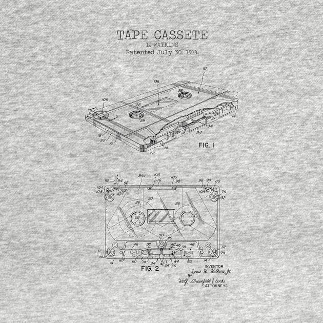 CASSETTE TAPE patent by Dennson Creative